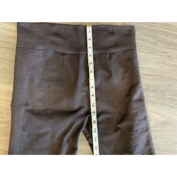 Aerie Brown High Waisted Capri Stretch Comfort Leggings Size Extra Large - Picture 9 of 13